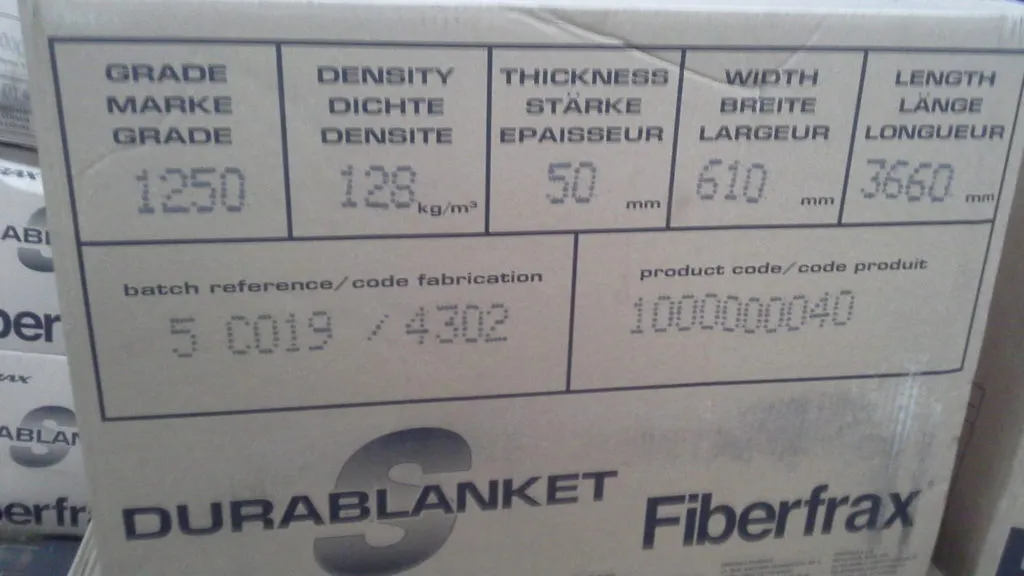 теплоизоляция  Fiberfrax durablanket s  в Нижнем Новгороде 2